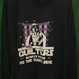 Gildan Star Wars And Quilting Black Hoodie
